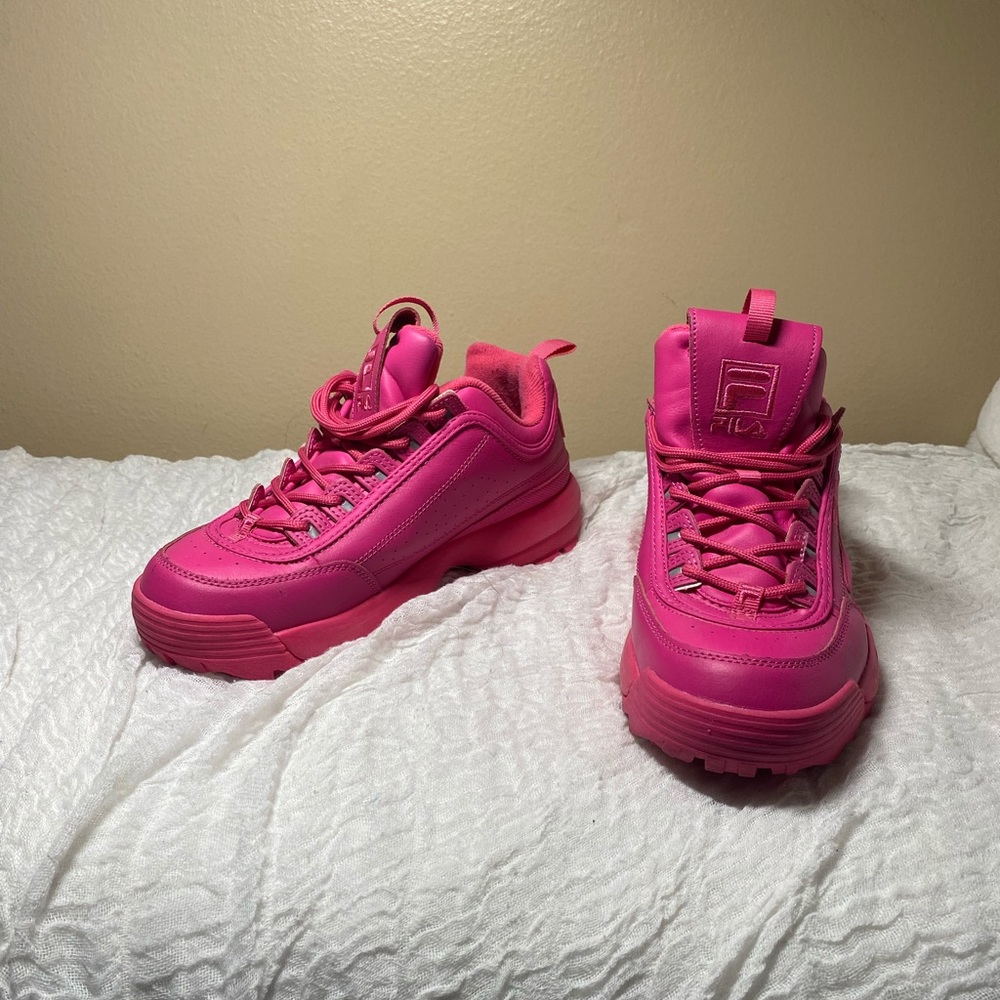 Pink Fila Distributer 2 shoes